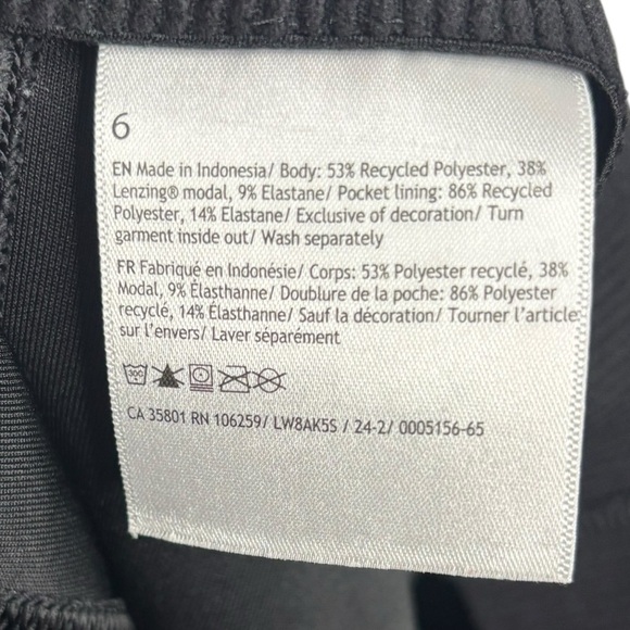 Lululemon Softstreme High-Rise Midi Skirt Charcoal Black Size 6 - Picture 3 of 11